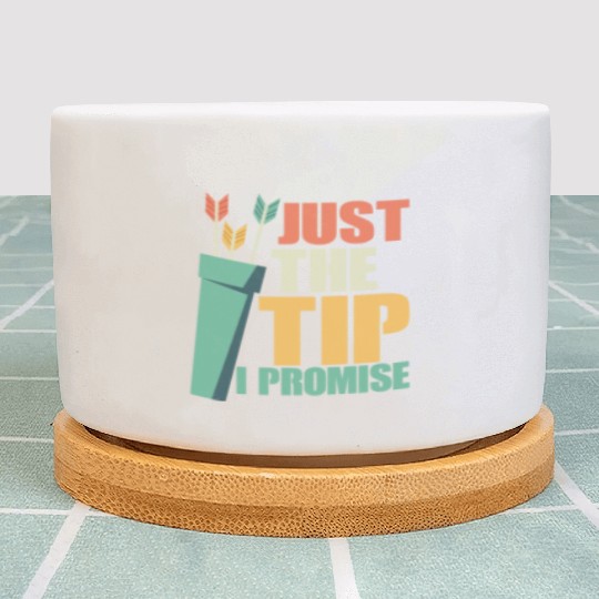 Just The Tip I Promise Archery Target Bow & Arrows Plant Pots