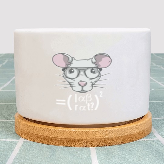 Lab Rat Science Chemistry Professor Laboratory Plant Pots