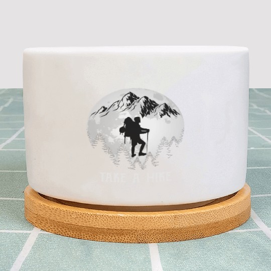 Take a Hike Wanderlust Hiking Plant Pots