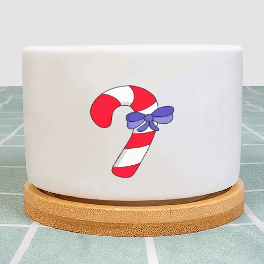 Candy cane 80s Plant Pots