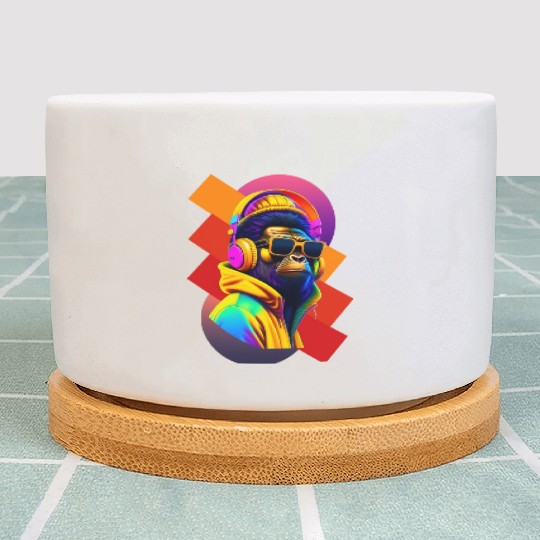 Step into the Future with Ape-Inspired Cool Outfit Plant Pots