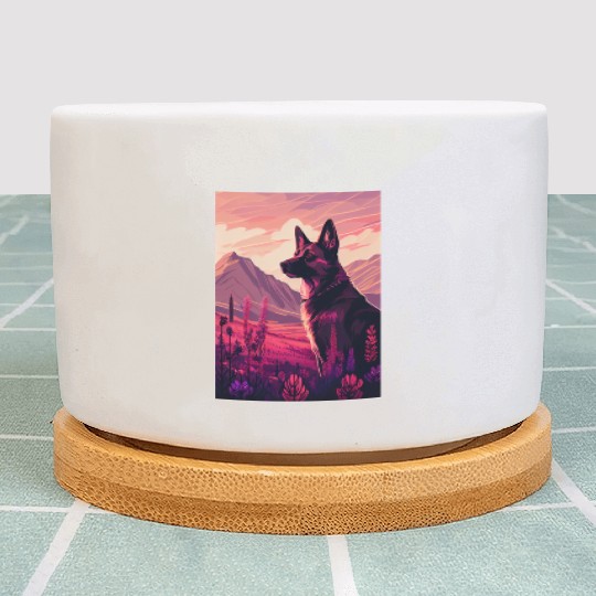 Belgian Malinois Nature Plant Pots