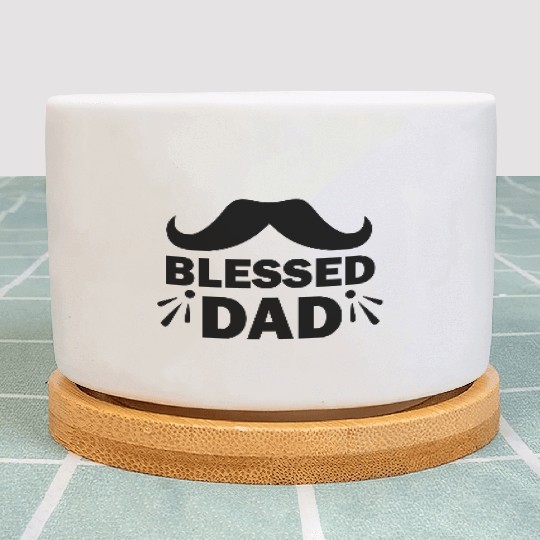 Blessed dad 3 01 Plant Pots