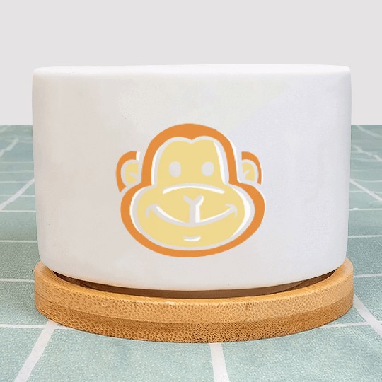 Monkey Primate Chimpanzee Plant Pots