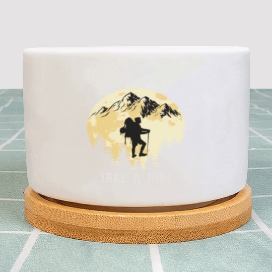 Take a Hike Wanderlust Hiking Plant Pots