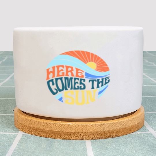 Here comes the sun Plant Pots