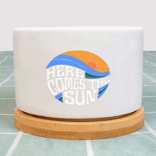 Here comes the sun Plant Pots