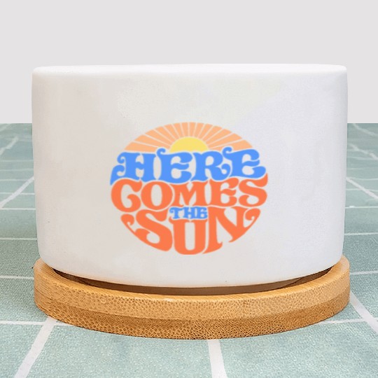 Here comes the sun Plant Pots