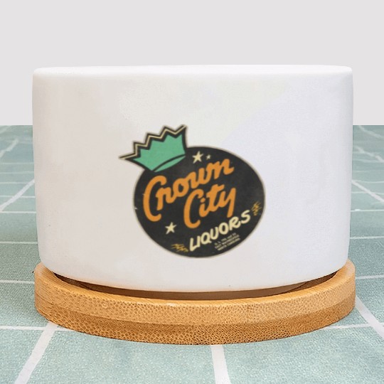 Vintage North Carolina Liquor Store Plant Pots