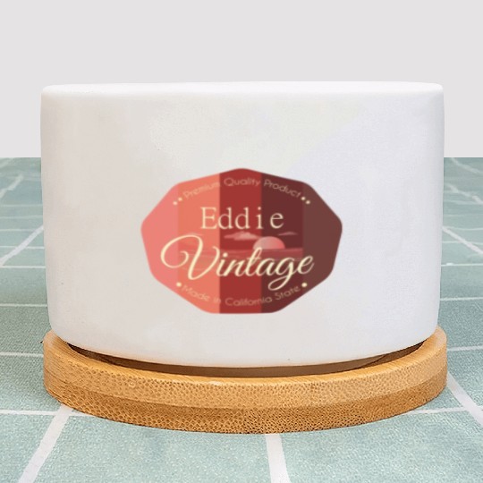 Eddie First Name Vintage Plant Pots