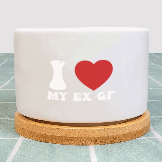 I Love My Ex Girlfriend Plant Pots
