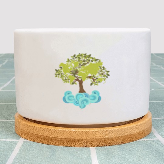 Trees Plants Waves Nature Earth Day Plant Pots