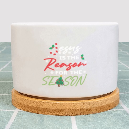 Jesus Is The Reason For The Season Candy Cane Plant Pots