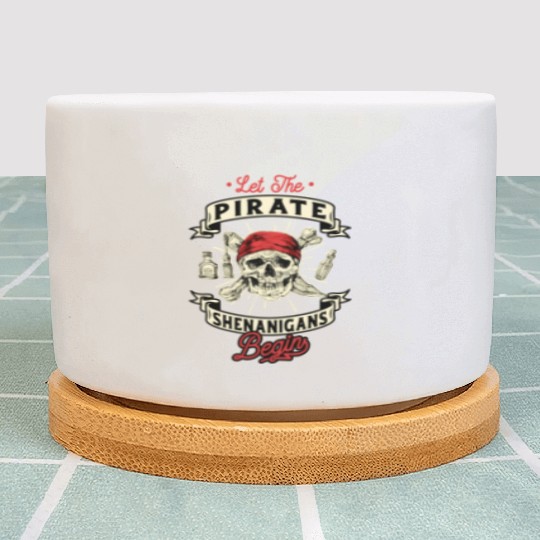 Let The Pirate Shenanigans Begin Crossbones Freebo Plant Pots