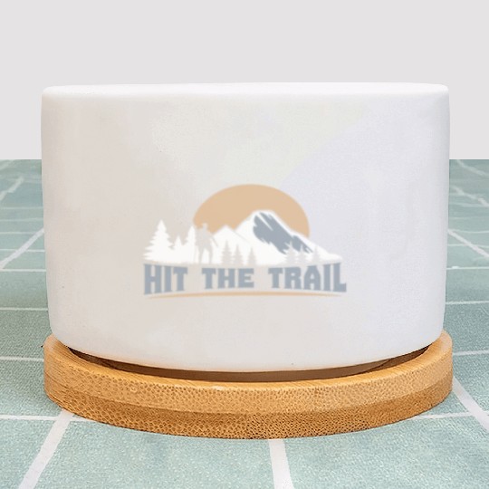 Hit the Trail Mountaineers Wanderlust Hiking Plant Pots