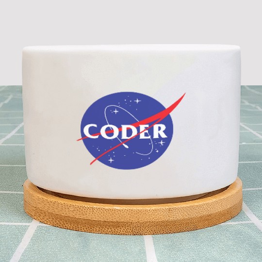 Coder Computer Science Programmer Software Plant Pots