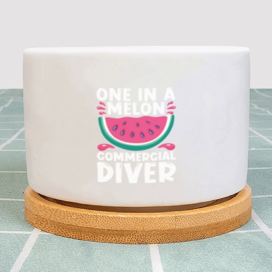 Diving Diver Melon Commercial Diving Plant Pots
