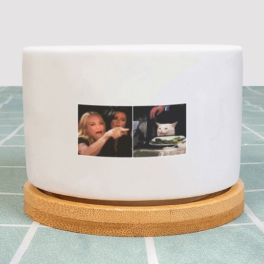 Yelling At A Cat Meme Plant Pots