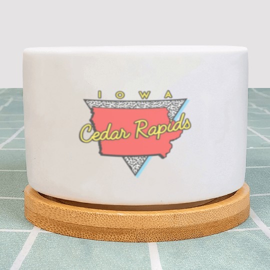 Cedar Rapids Iowa Triangle Ia City Plant Pots