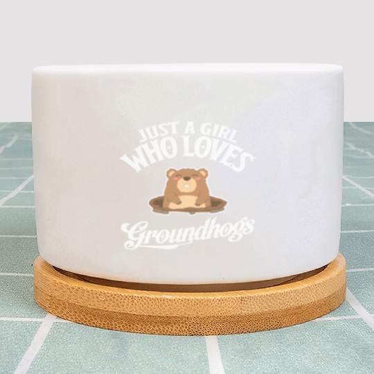 Who Loves Groundhogs Groundhog Plant Pots