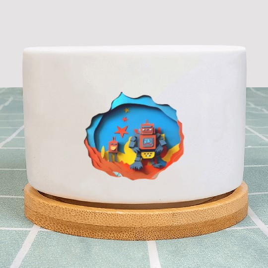 AI Overlords Plant Pots