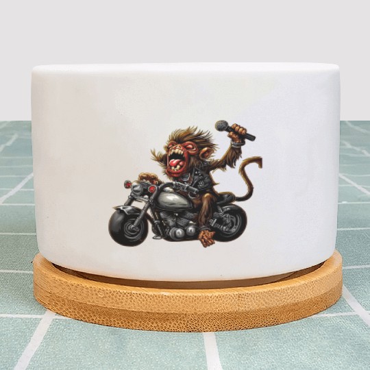 zombie Raider Monkey Plant Pots