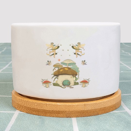Fantasy mushroom House Elves Design Plant Pots