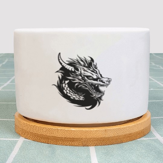 Dragon Mythical Fantasy Serpent Plant Pots