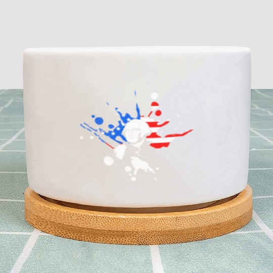 Merica George Washington Independence Day Plant Pots