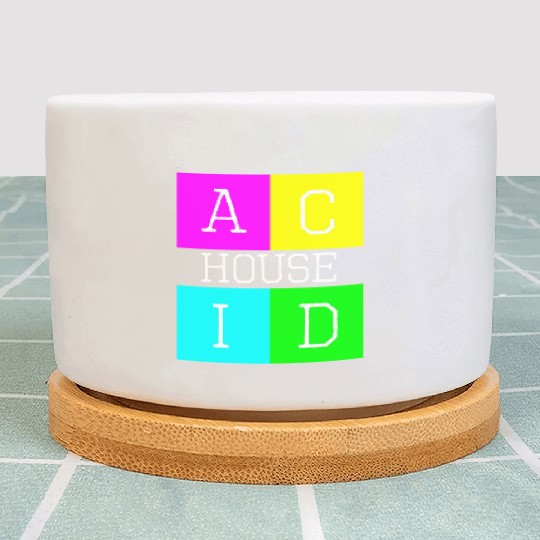 Acid house logo Plant Pots