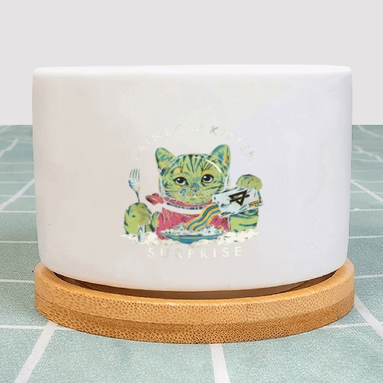 Rainbow Kitten Surprise Plant Pots