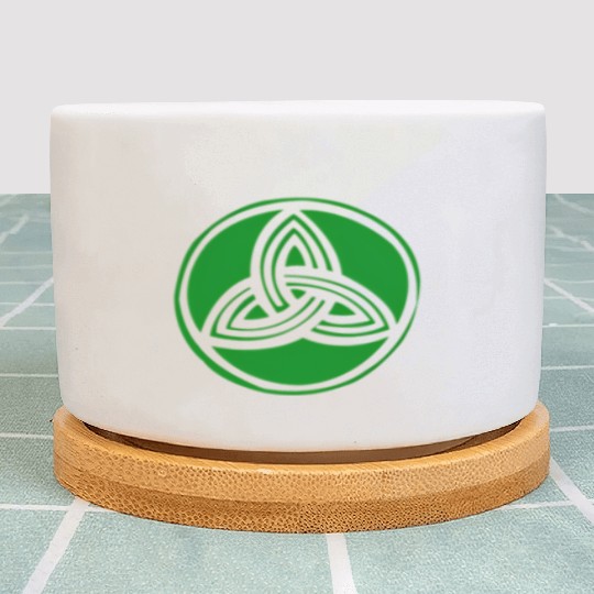 Irish Celtic Cross Trinity Knot St Patrick'S Day Plant Pots