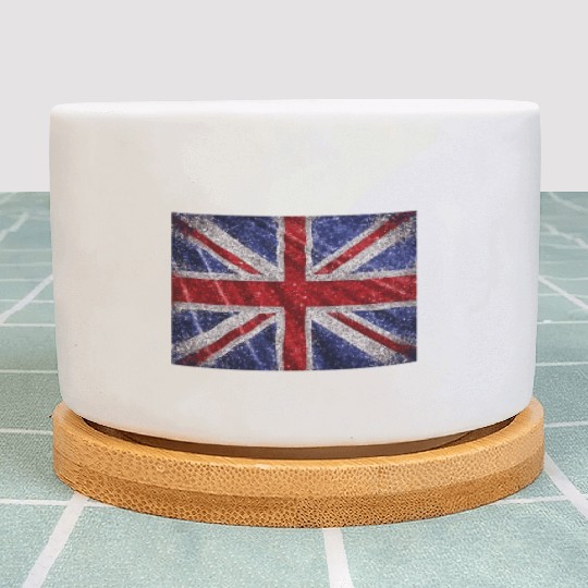 Union Jack Retro British Flag Great Britain UK Plant Pots