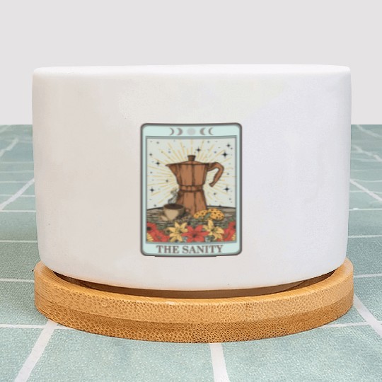 Coffee Tarot Card The Sanity Plant Pots