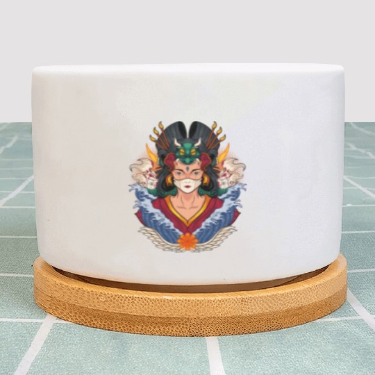 Kimono Geisha Plant Pots