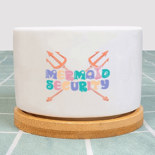 Mermaid Security Spear Decorations Fantasy Mermaid Plant Pots