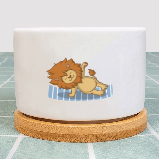 Yoga Lion Plant Pots