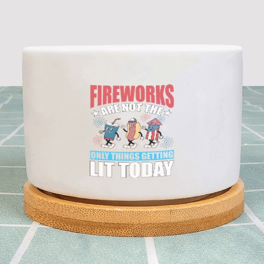 Fireworks are not the only things getting lit Plant Pots