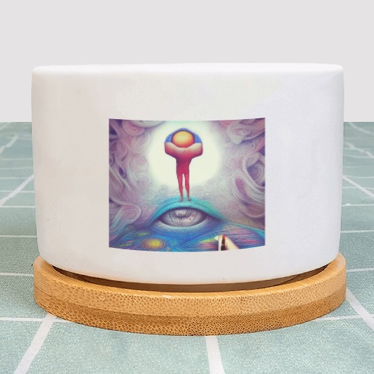 Psychedelic imagination Who am I, where am I? Plant Pots