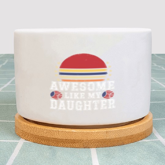 Retro Sunset Icon for Daughter Plant Pots