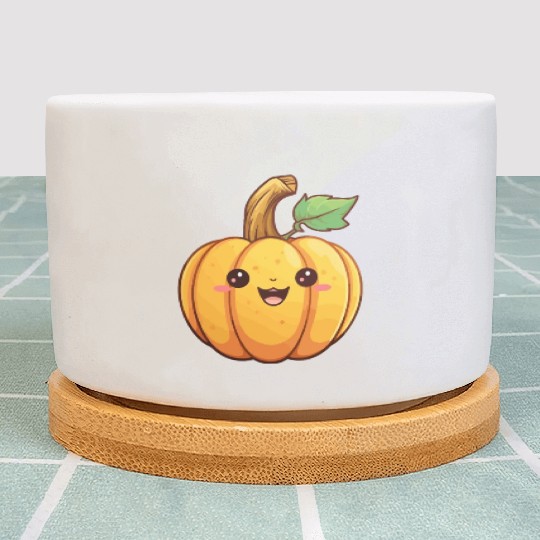 Pumpkin kawaii Plant Pots