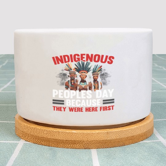 Aboriginal Indians Indigenous Native American Day Plant Pots
