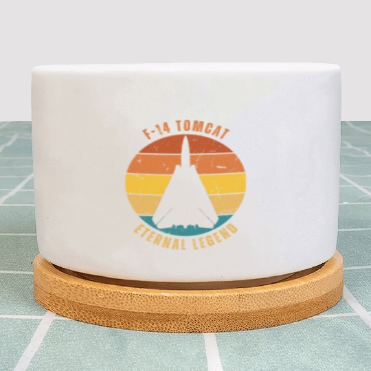 Retro F-14 Tomcat Plant Pots