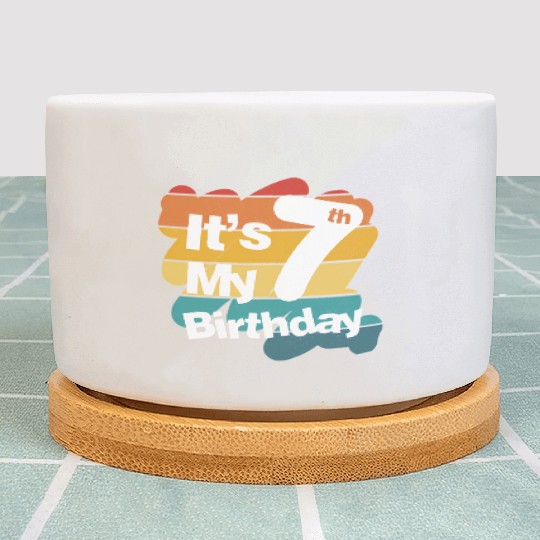 7Th It'S My 7Th 7 Plant Pots