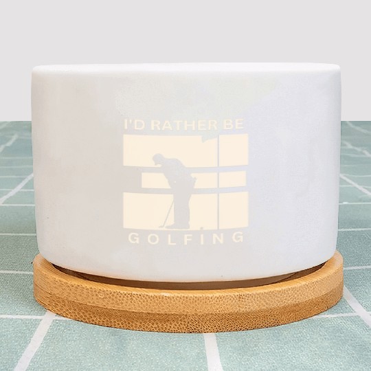 I'd rather be golfing Plant Pots
