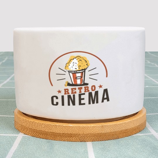 Retro Cinema Popcorn Plant Pots