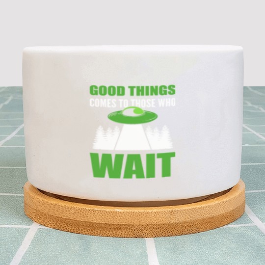 Those Who Wait Hopeful Person Gift Plant Pots