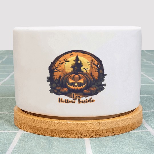 Pumpkin I'm Hollow Inside Plant Pots