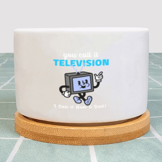 TV Was My Mom and Dad Plant Pots