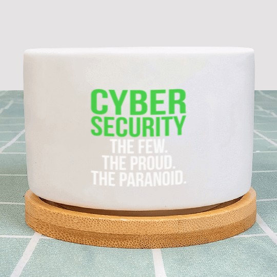 Cyber Security Computer It Tech Software Programme Plant Pots